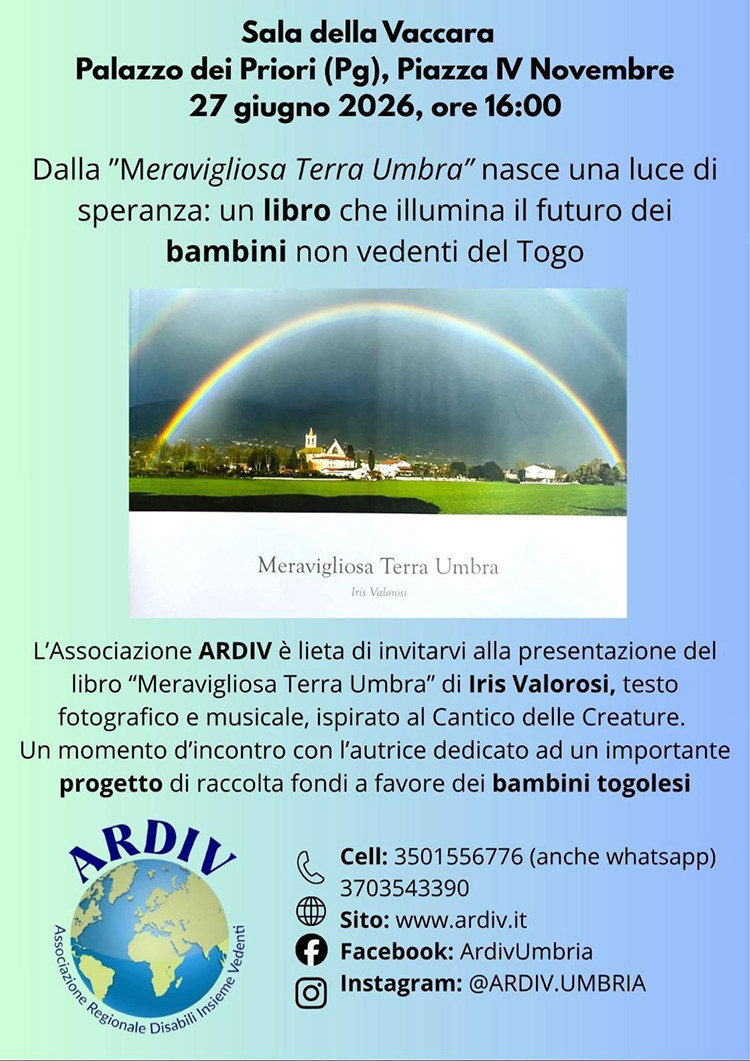 Meravigliosa Terra Umbra 27.06.2026, Palazzo dei Priori, Perugia
